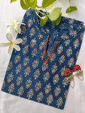 Short kurti "Neelofar" Bagru Cotton