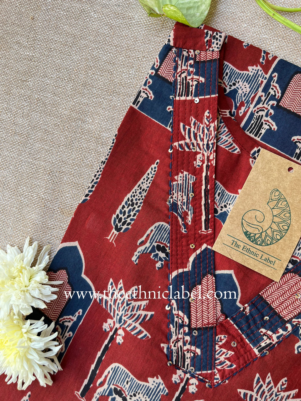 "Jaanki" Jhanrokha Cotton Kurta