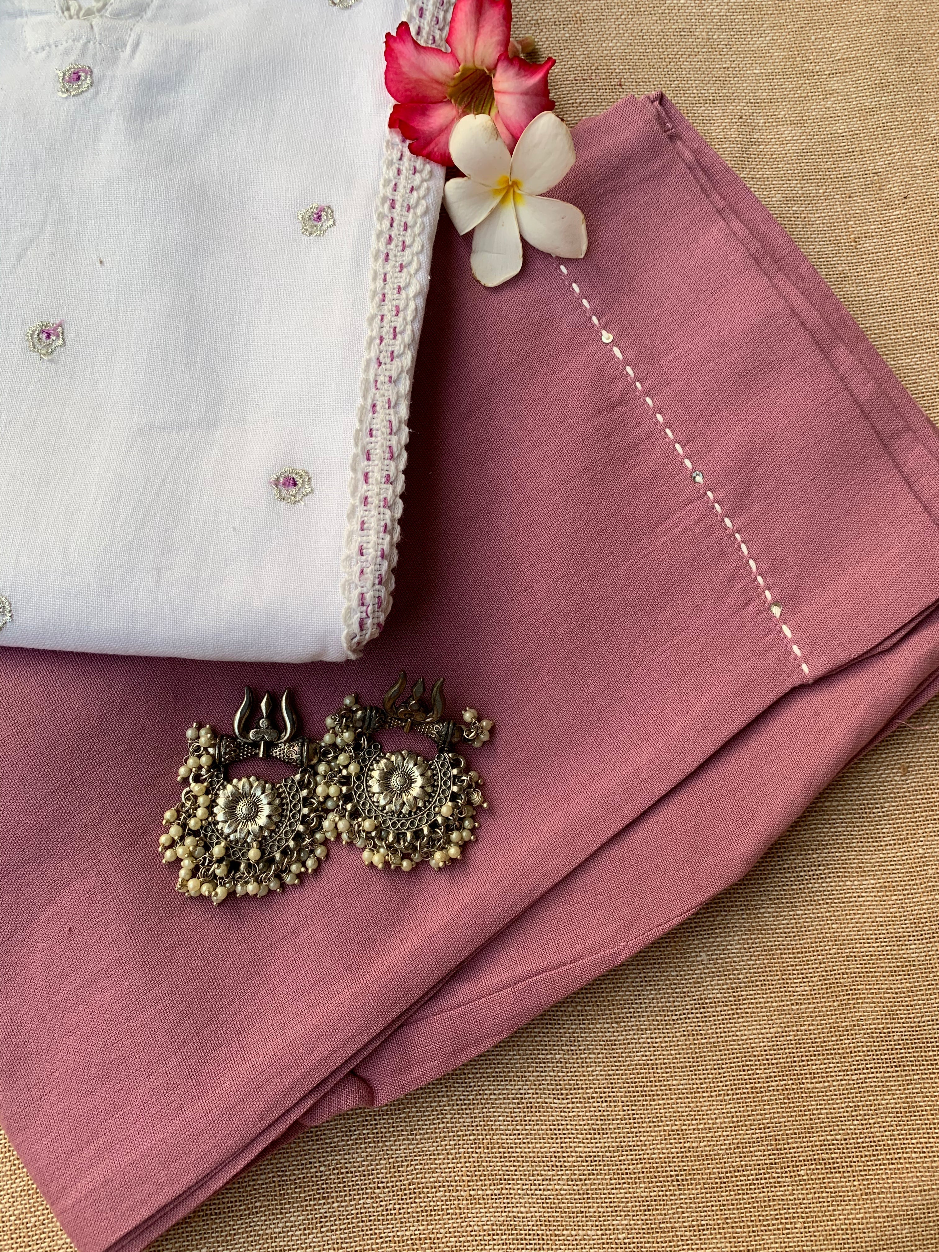 "Zoya" Cotton Kurta with Pants (2pc)