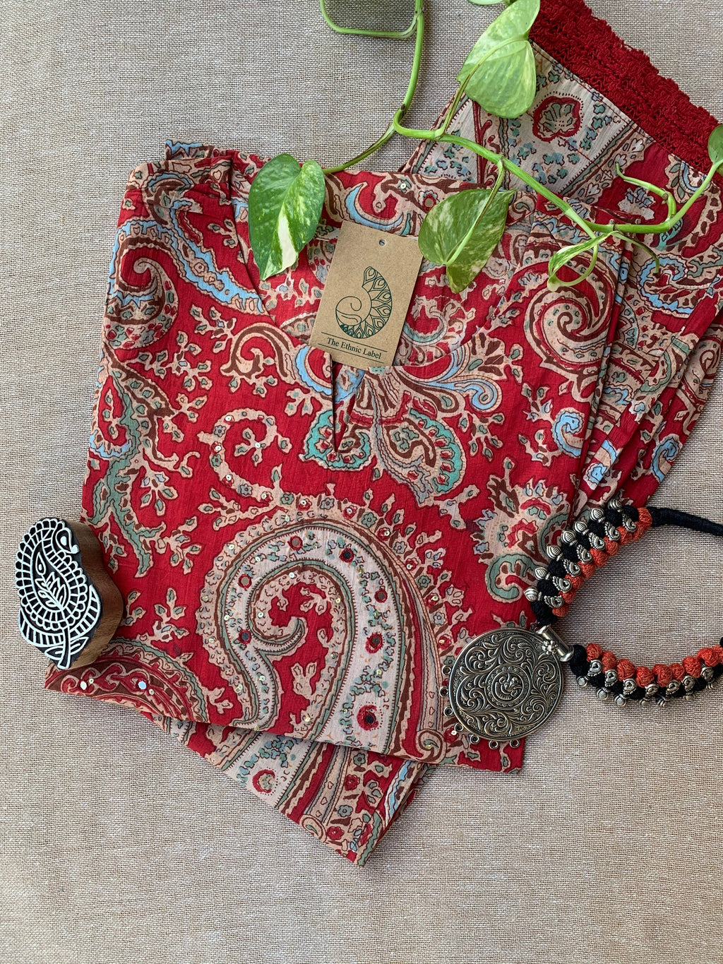 "Sarika" Cotton Kurta Set(2pc)