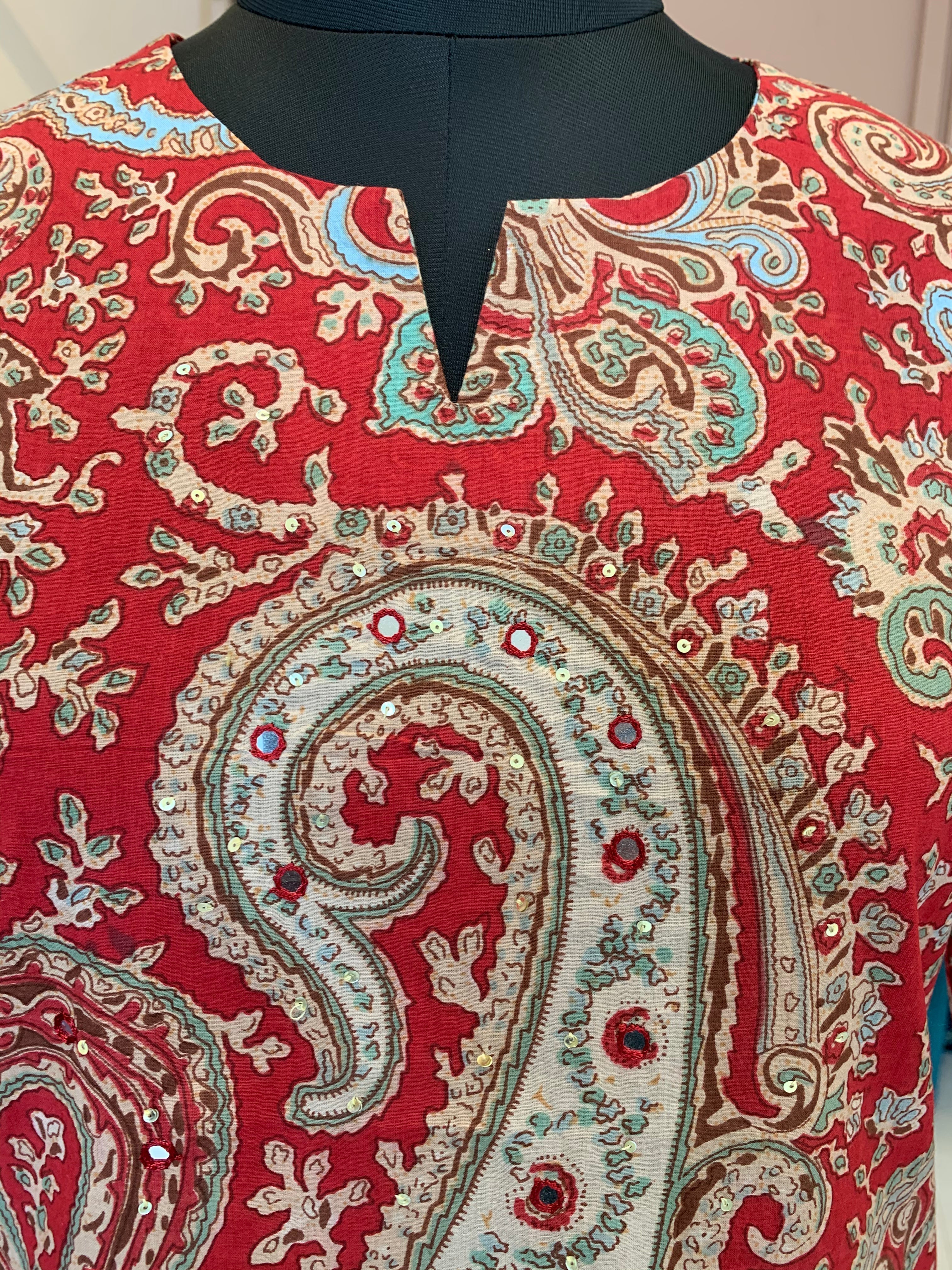 "Sarika" Cotton Kurta Set(2pc)