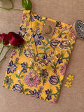 "Nayan" Hand Work Embellished Cotton kurta