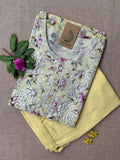 "Hira" Chikankari Kurta with Pants (2pc)