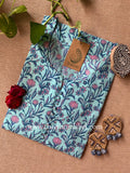 "Jannat" Hand Block Printed Cotton kurta