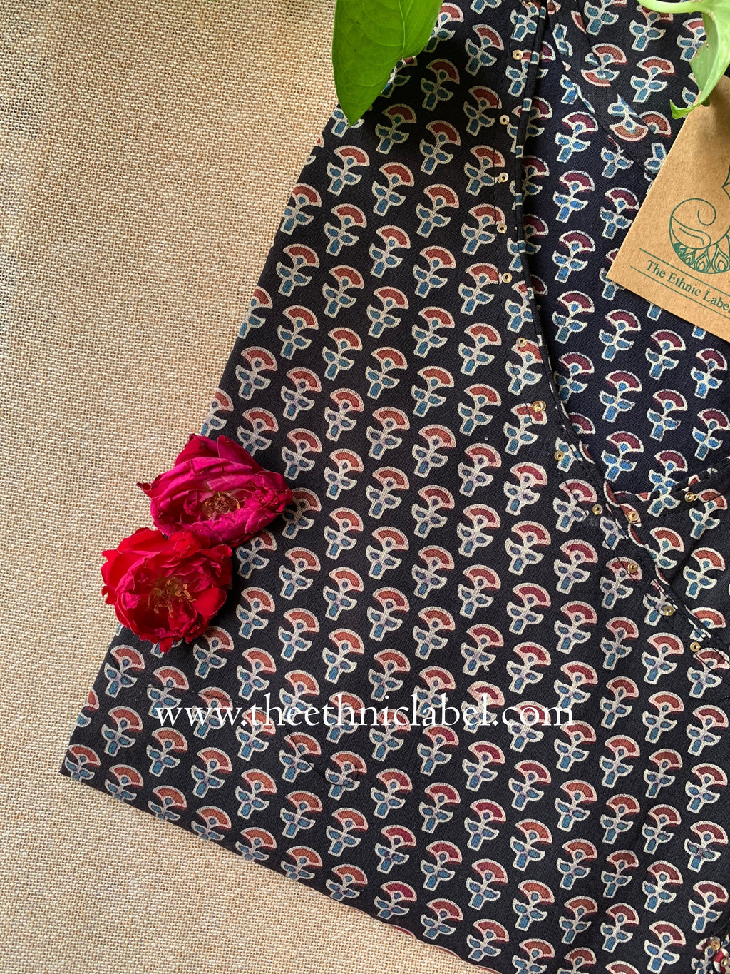 "Rati" Angrakha Cotton kurta