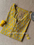 "Drishti" Bagru Hand Block Printed Cotton kurta