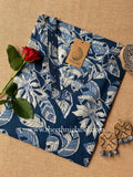 "Veena" Floral Cotton kurta - Big Size