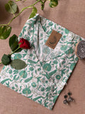 "Aaditri" Angrakha Cotton kurta - Big Size