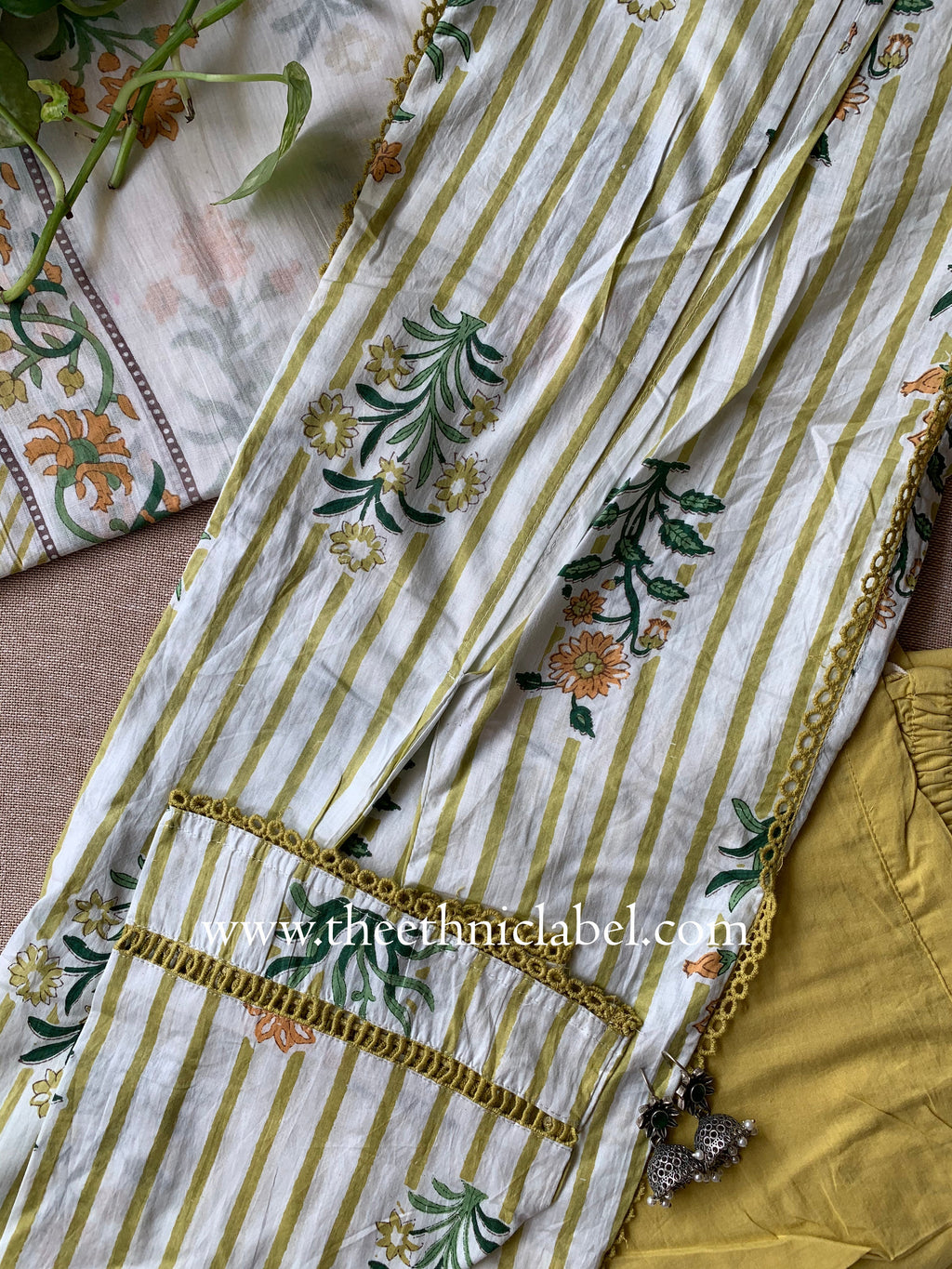 "Mehram" Cotton Kurta Set(3pc)