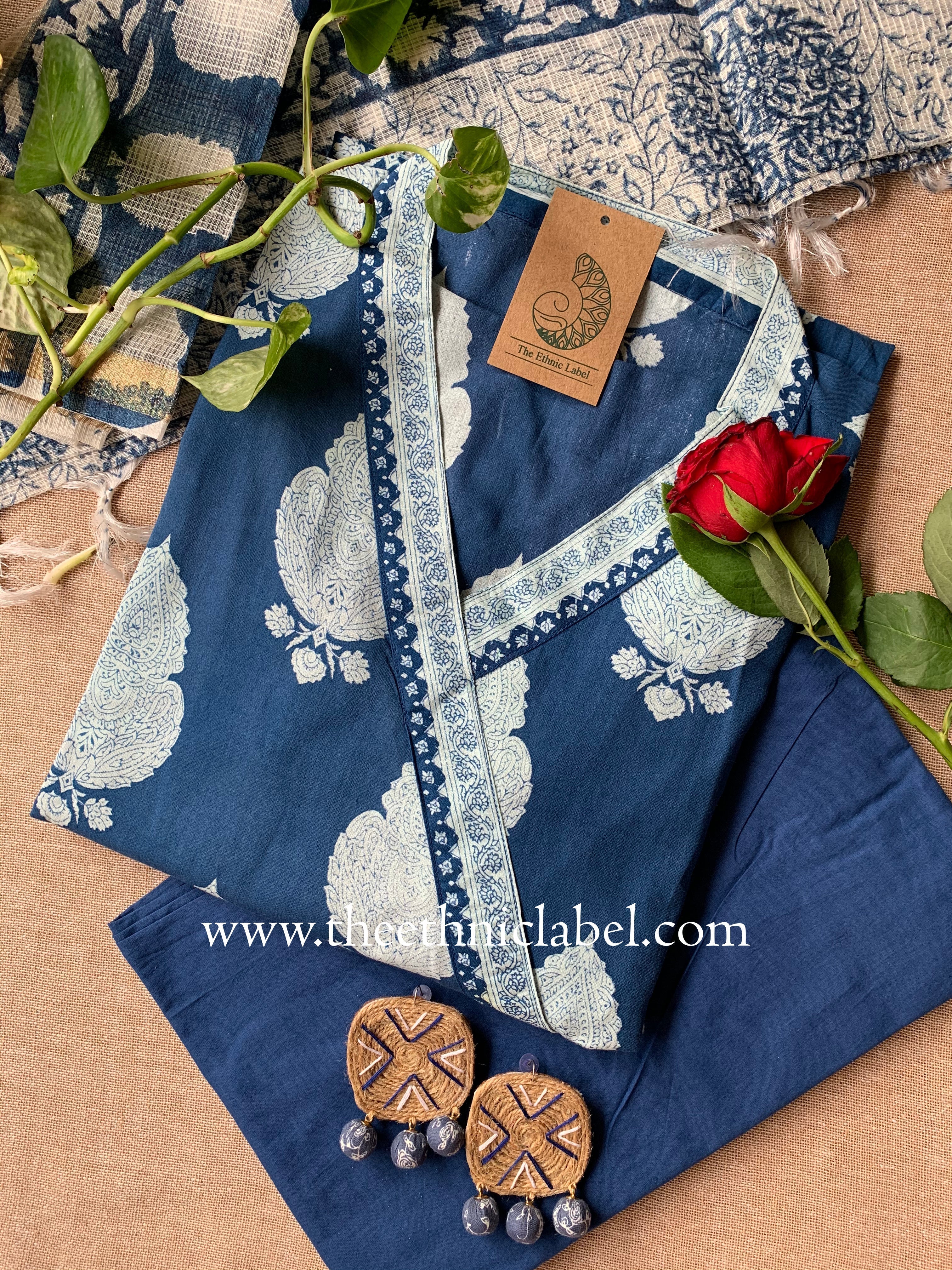 "Ragini" Cotton Kurta Set(3pc)