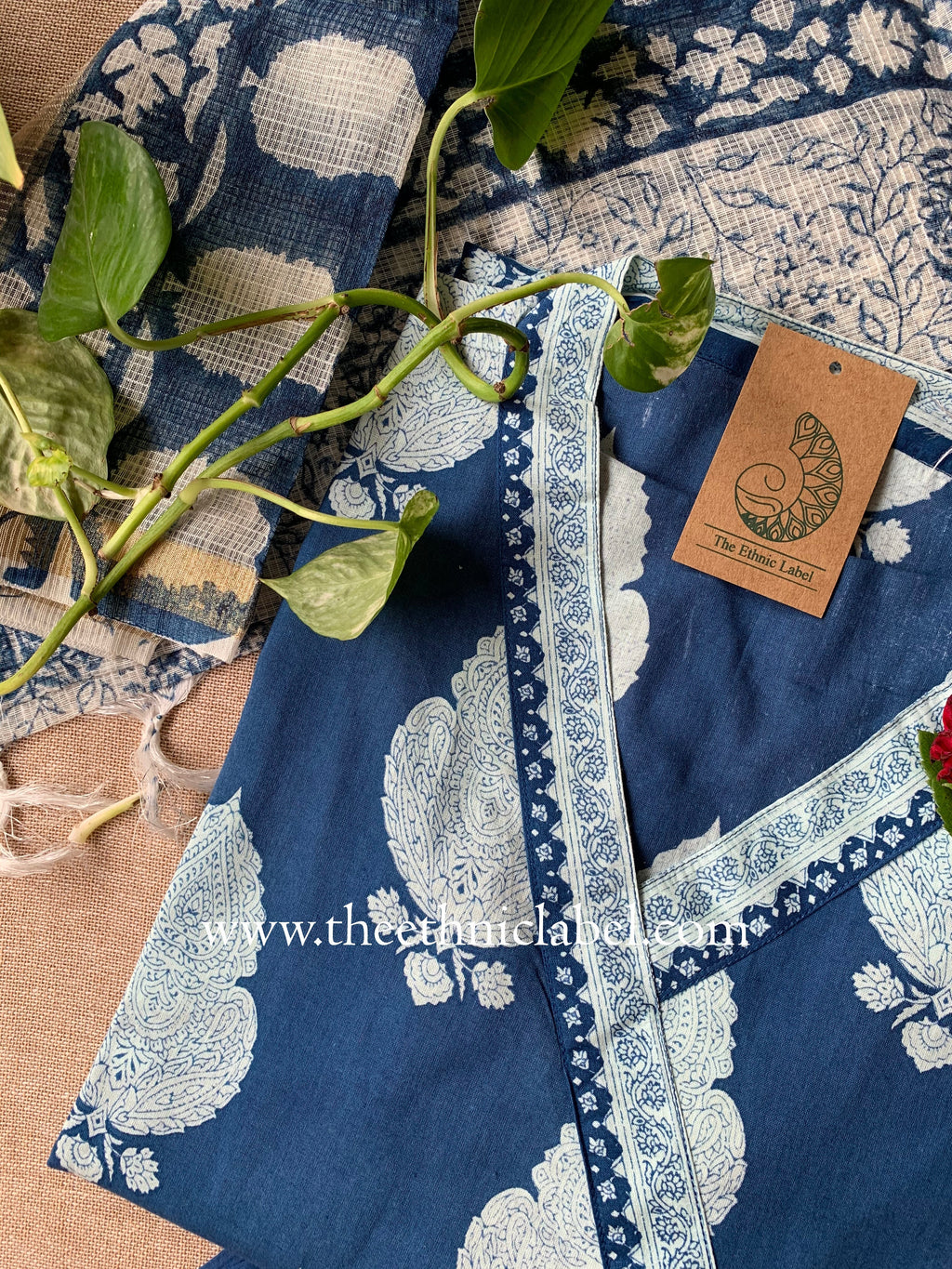 "Ragini" Cotton Kurta Set(3pc)