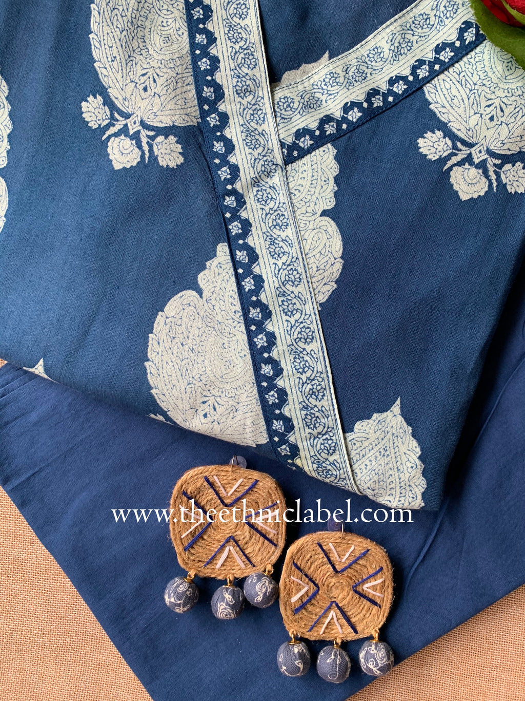 "Ragini" Cotton Kurta Set(3pc)