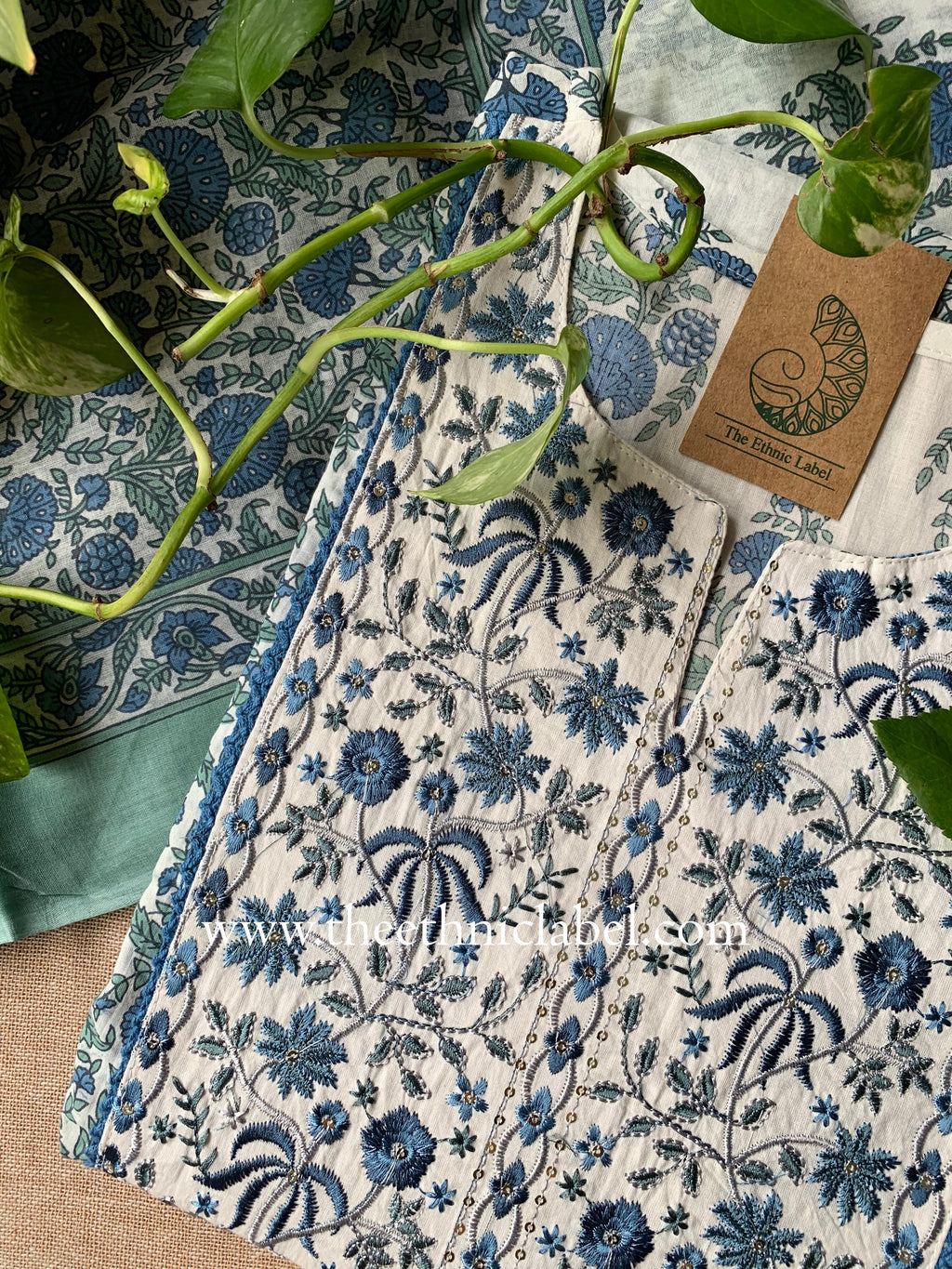 "Saral" Cotton Kurta Set(3pc)