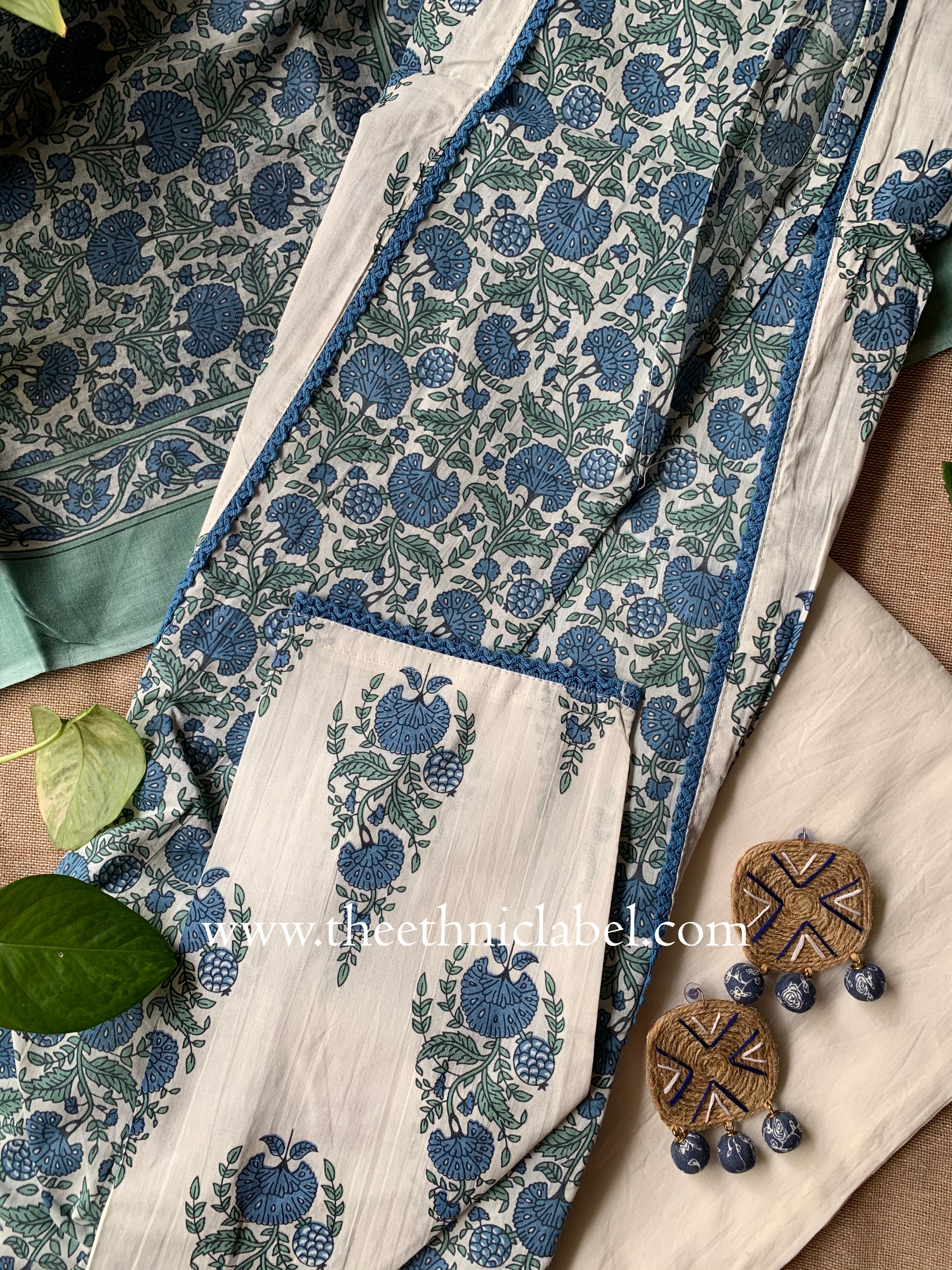 "Saral" Cotton Kurta Set(3pc)