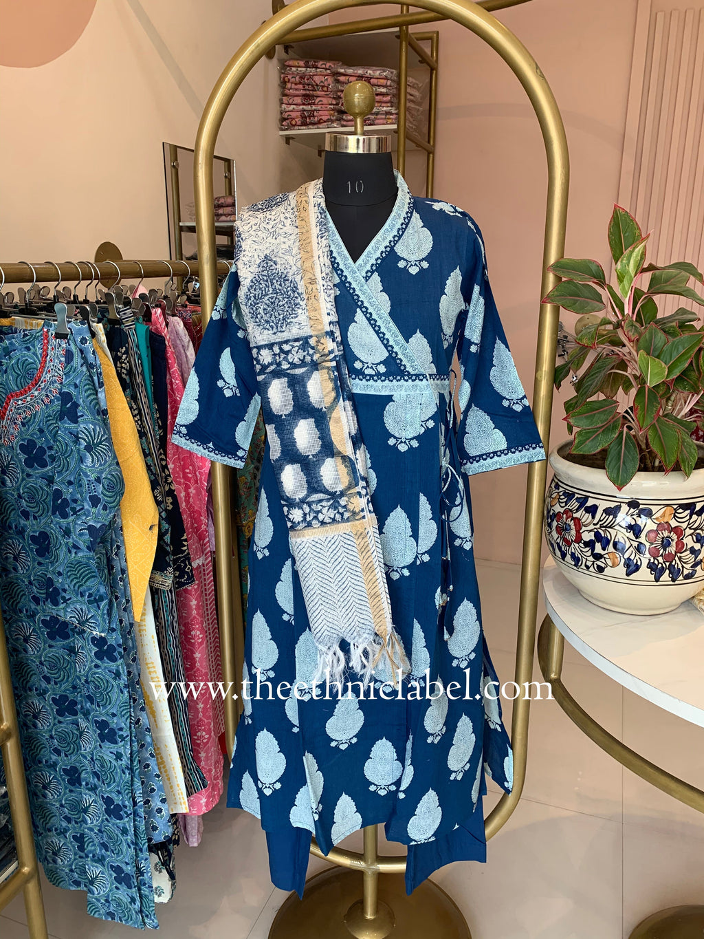 "Ragini" Cotton Kurta Set(3pc)