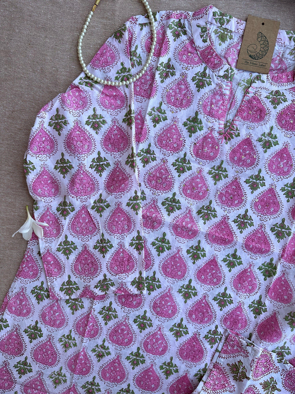 Short Kurti "Suhana" Bagru Cotton