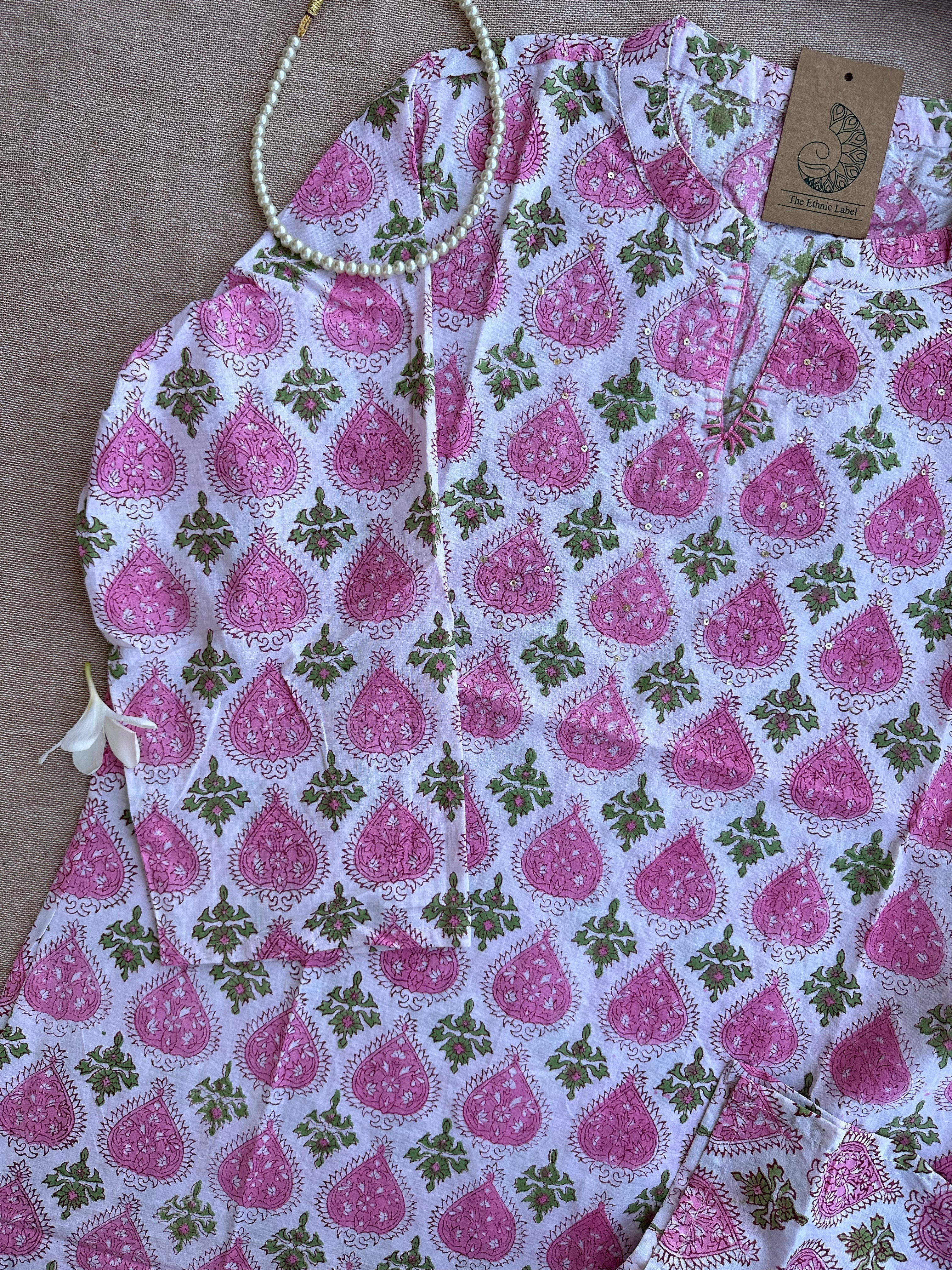 Short Kurti "Suhana" Bagru Cotton