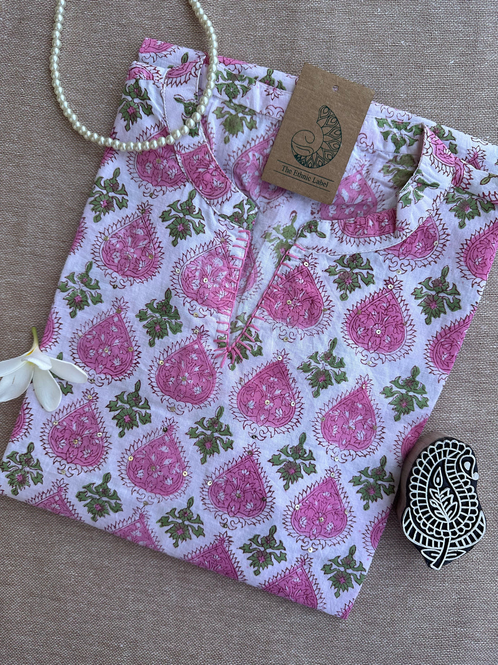 Short Kurti "Suhana" Bagru Cotton