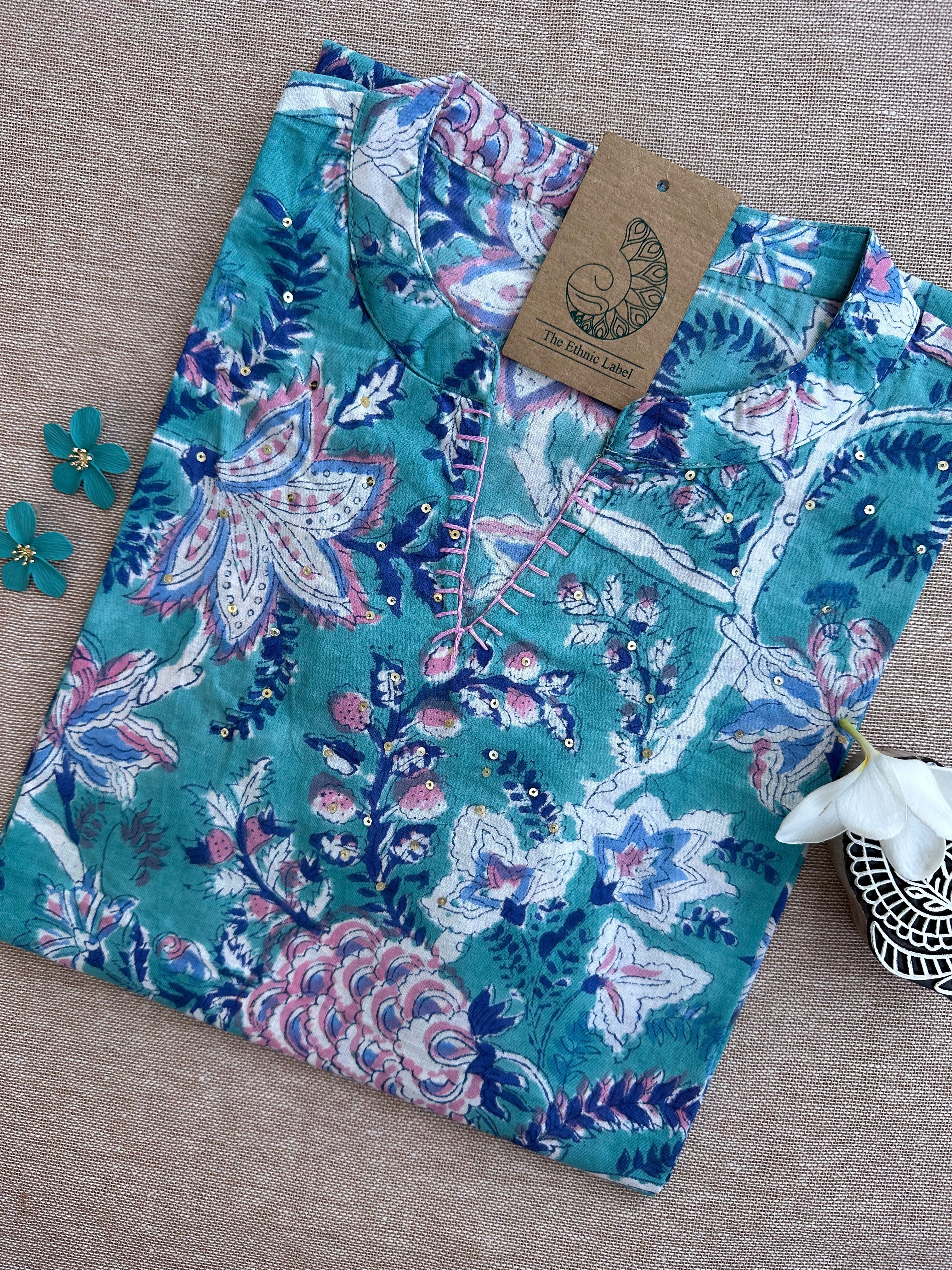 Short Kurti "Arzoo" Bagru Cotton