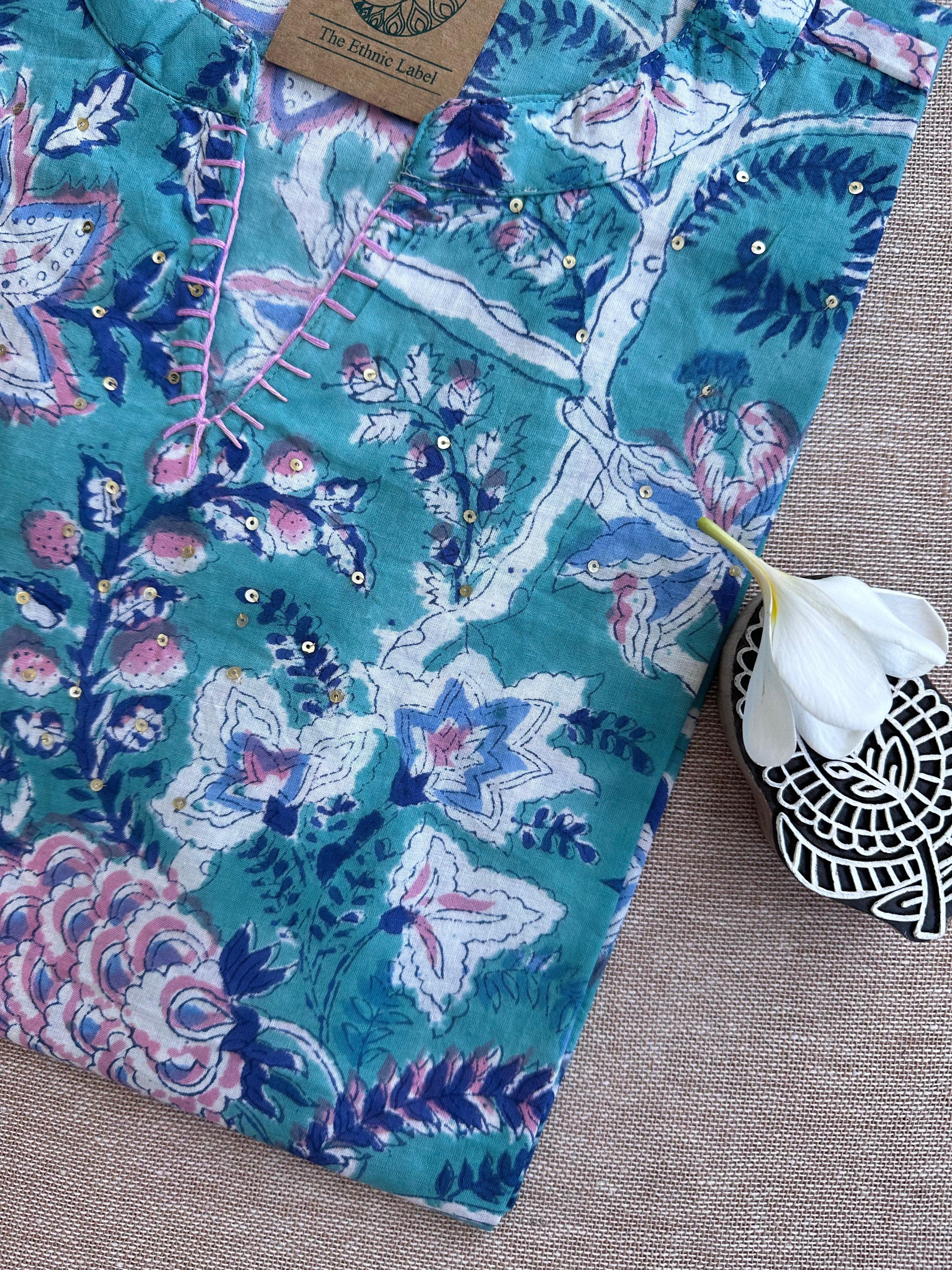 Short Kurti "Arzoo" Bagru Cotton