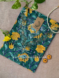 "Ahana" Hand Embroidered Block Printed Cotton kurta