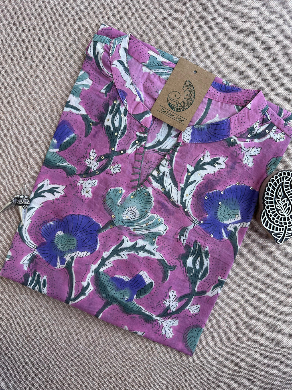 Short Kurti "Tamanna" Bagru Cotton