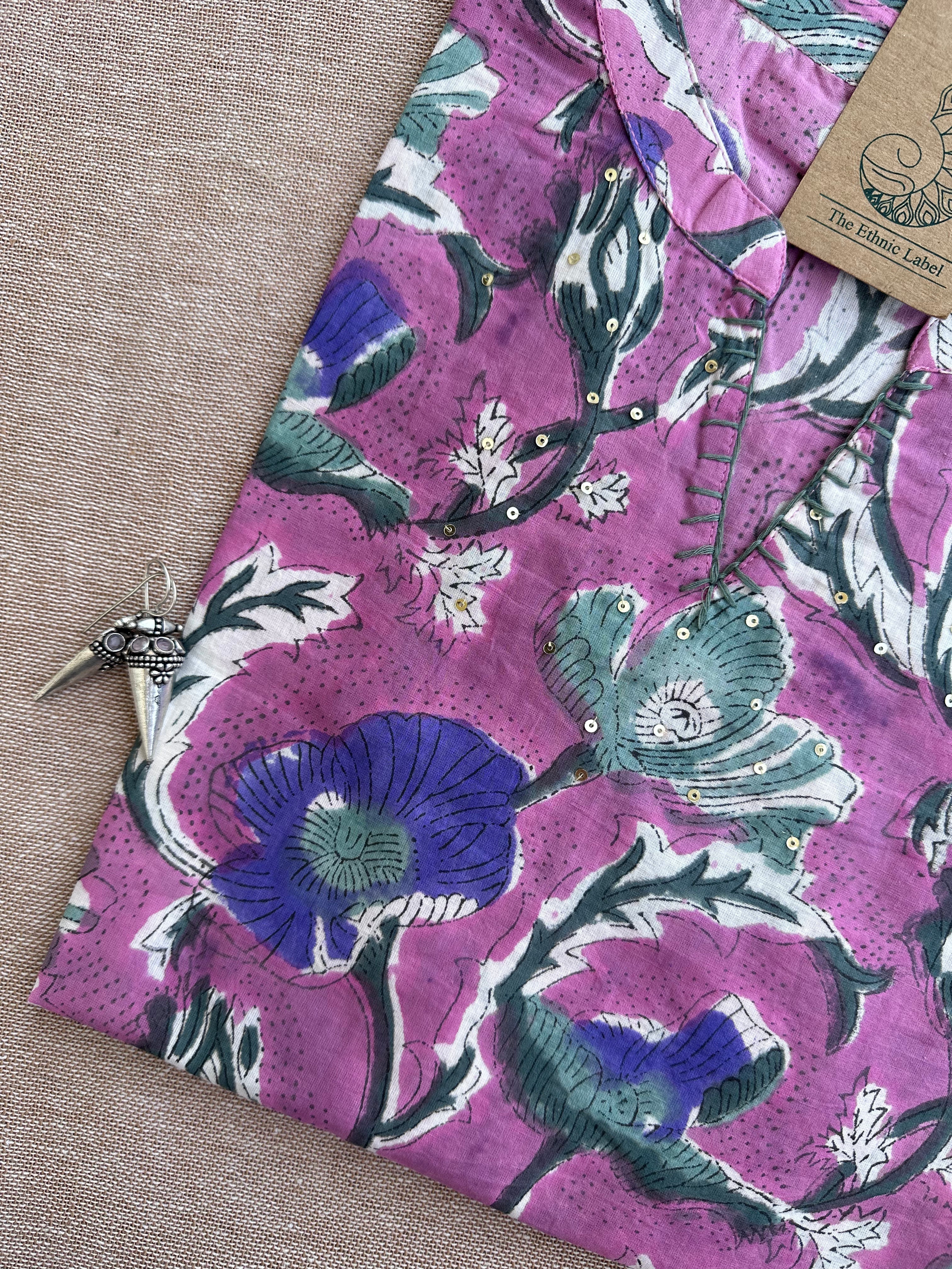 Short Kurti "Tamanna" Bagru Cotton