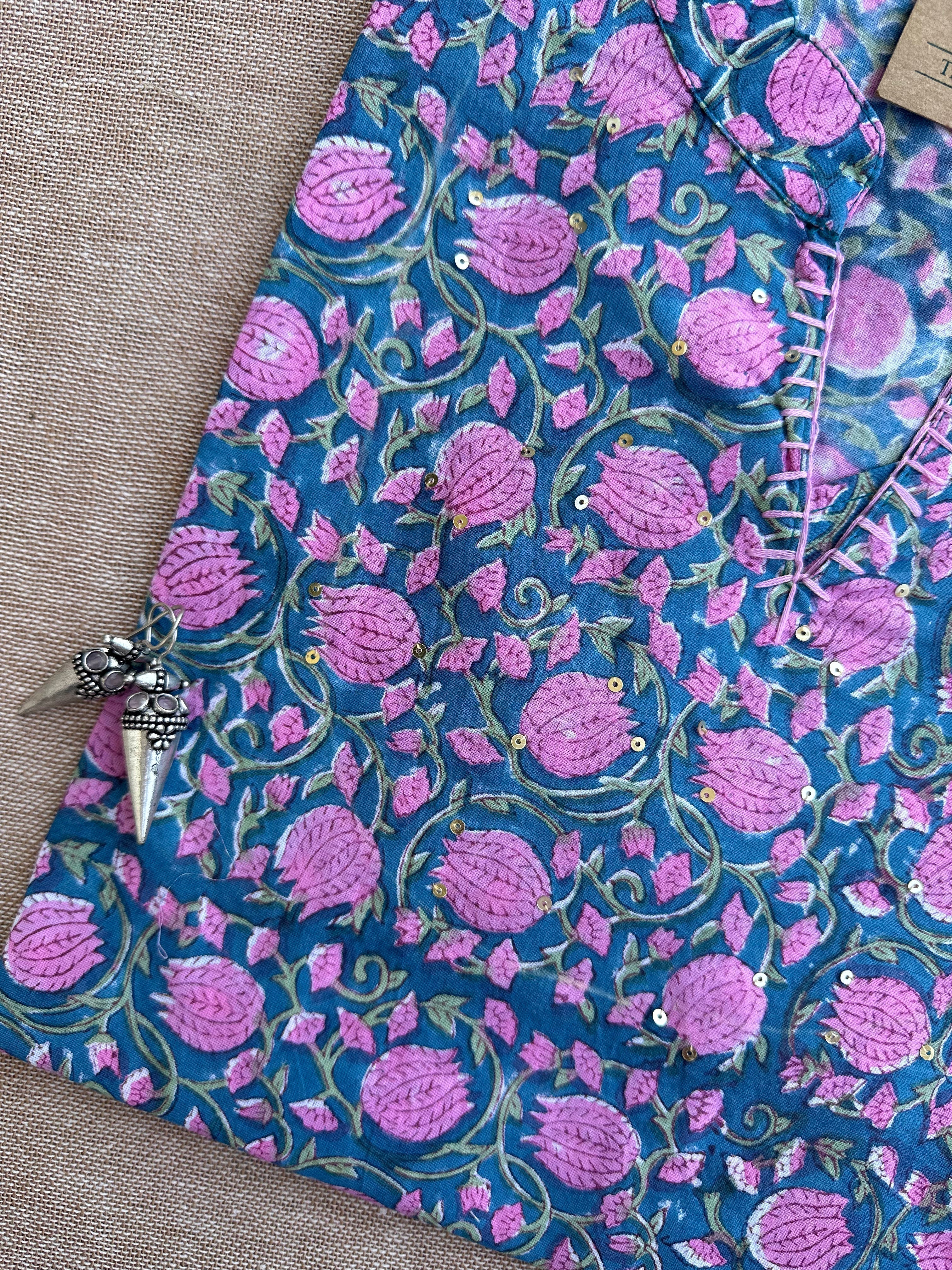 Short Kurti "Tareef" Bagru Cotton