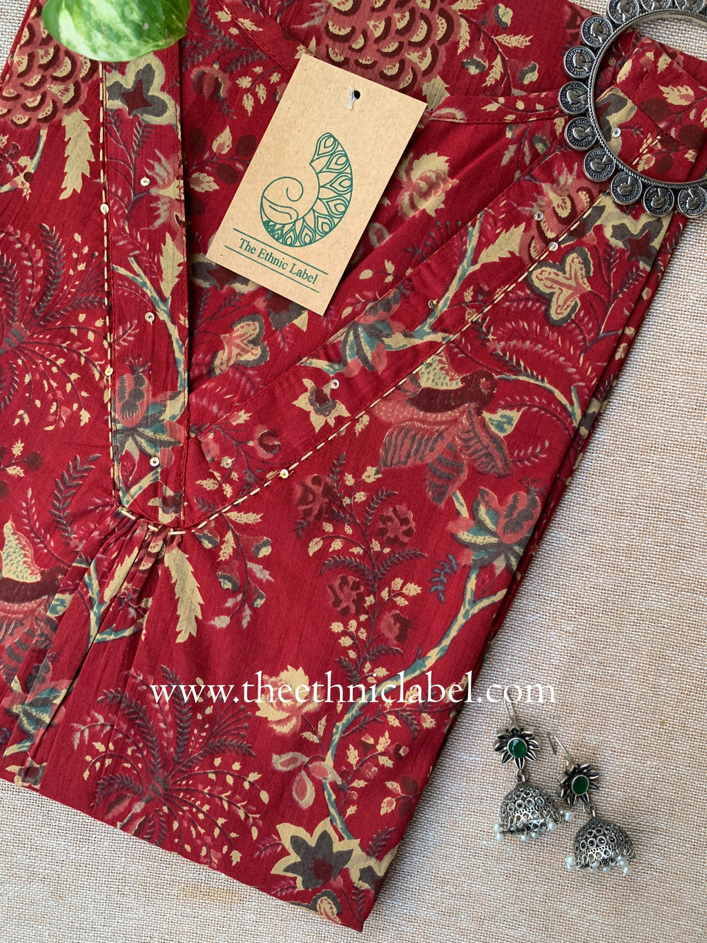 "Kahaani" Hand Block Printed Cotton kurta