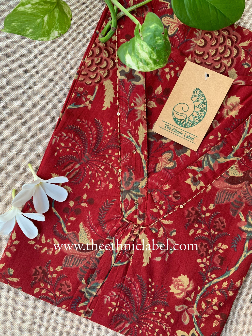 "Kahaani" Hand Block Printed Cotton kurta