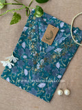 "Vachi" Hand Embroidered Block Printed Cotton kurta