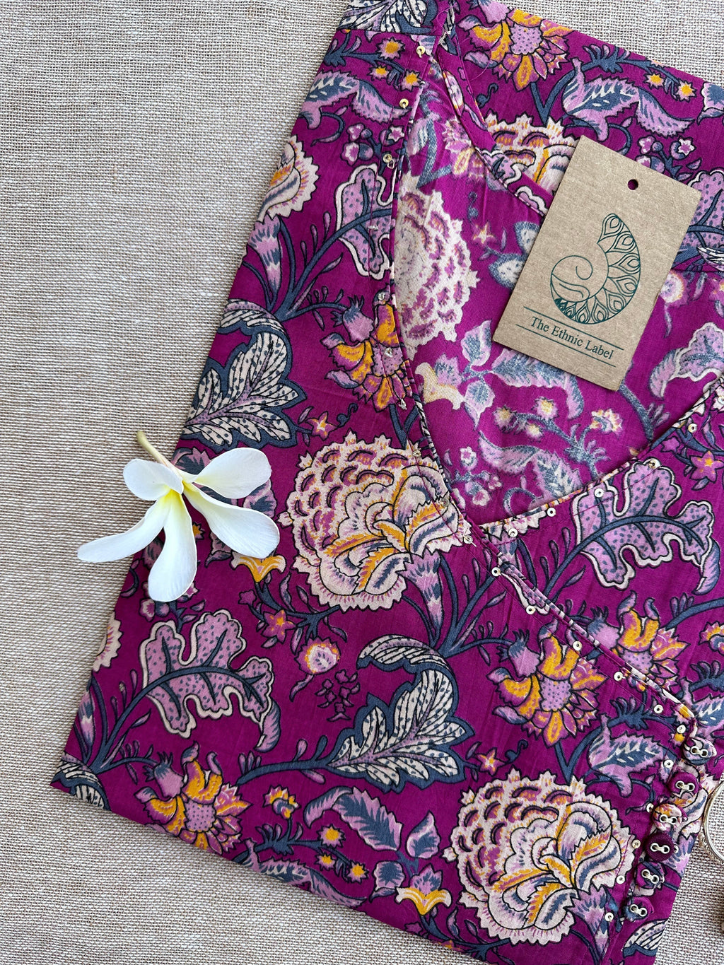 Naksh Hand Block Printed Cotton kurta
