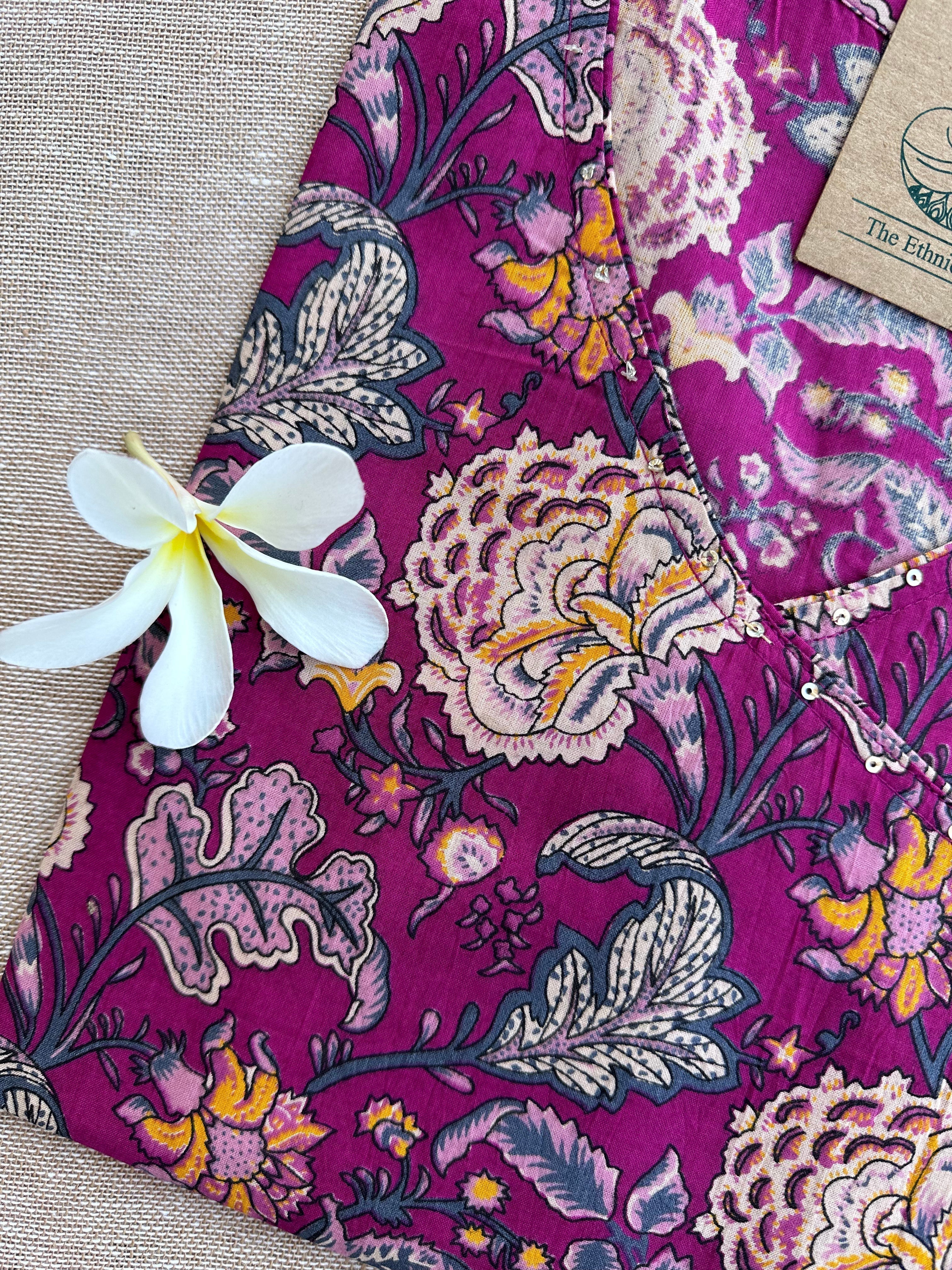 Naksh Hand Block Printed Cotton kurta