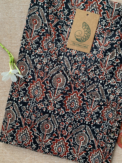 "Aabroo" Ajrakh Hand Block Pritned Cotton Kurta