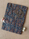 "Aabroo" Indigo ajrakh hand block printed cotton Kurta
